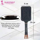 Paddle Flat Smoothing Detangling Brush for Long Thick Hair 