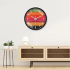 Khatu Craft Circle Clock Stripe printed 30x30cm