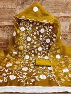 Organza Unstitched Dress Material for Women 