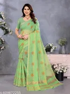 Kota Doria Cotton Bandhani Printed Saree for Women 