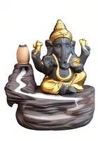 Ganesh ji Idol with 51 Pcs Smoke Cones 