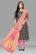 Jacquard Printed Kurti with Dupatta for Women 