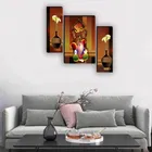 MDF 2 Pcs Designer Wall Painting for Home & Office 
