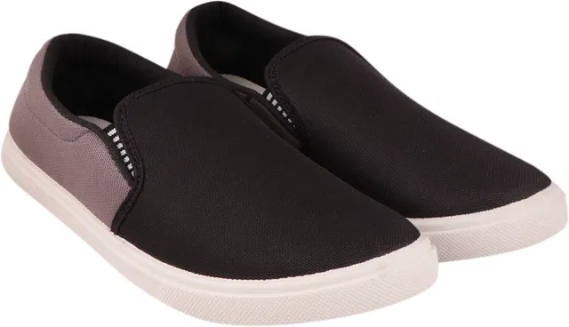 Casual Shoes for Men (Grey & Black, 10)