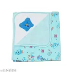 Cotton Baby Towel (Sky Blue, 27x37 inches)