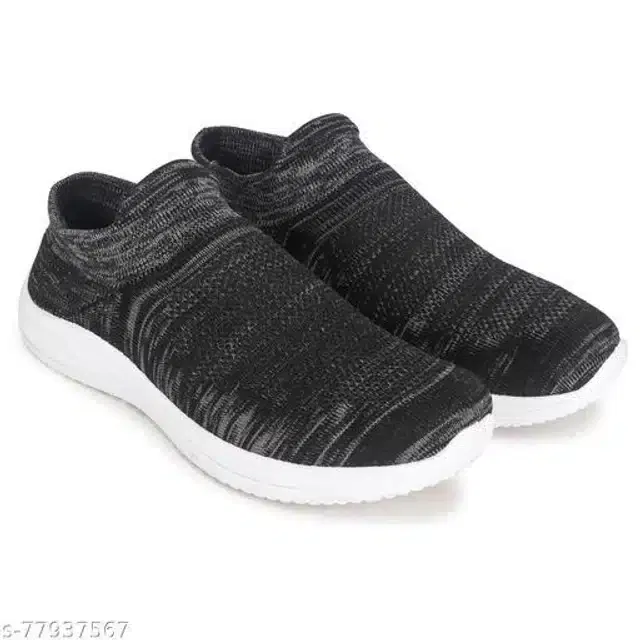 Loafers for Men (Black & White, 10)