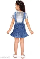 Dungaree with Top for Girls 