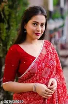 Georgette Printed Saree for Women 