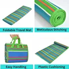Plastic chatai mat with Handle for Travel/Home 3x6 Feet