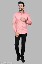 Cotton Blend Full Sleeves Shirt for Men 