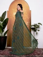 Georgette Printed Saree for Women 
