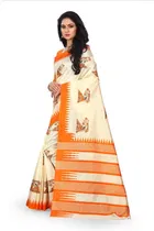 Mysore Silk Printed Saree for Women 