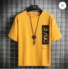 Round Neck Printed T-Shirt for Men 