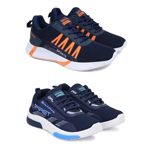 Combo of Casual Shoes for Boys (Multicolor, 10-11 Years) (Pack of 2)