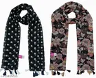 Poly Chiffon Printed Scarves for Women 