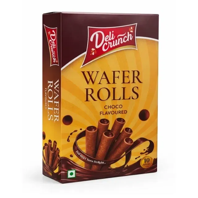 डेलीक्रंच चॉकलेट वेफर्स 100 g