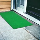 PVC Solid Doormat (Green, 2x1.5 ft)