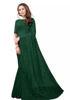 Net Floral Saree for Women 