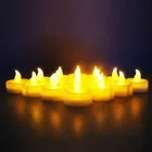 Tea Light Electric LED Candles 24 Hrs Burning Capability 