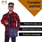 Polyester Small Messenger Crossbody Bag for Men 