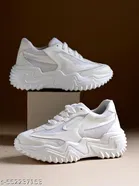 Shoetopia Textured Synthetic Sneakers for Girls 