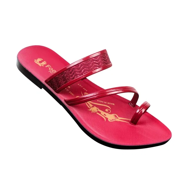 Flats for Women (Maroon, 4)