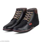 Boots for Men (Black, 6)