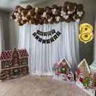 Browni Theme 8th Birthday Balloon Decoration Kit , Multicolor, Pack Of 65