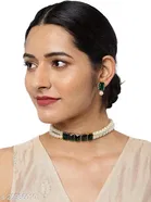 Elegant Alloy & Pearl Jewellery Sets