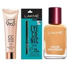 Lakme CC Cream & Foundation with Kajal Combo 