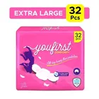 यूफर्स्ट स्ट्रैट कम्फर्ट+ सेनेटरी पैड्स XL 