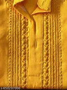 Cotton Solid Kurta for Men, Yellow & Green, Pack of 2 