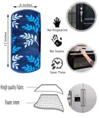 Grover 1 Fridge Top Cover with 1 Handle cover & 3 Placemat 