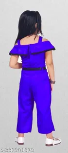 Rayon Printed Jumpsuit for Girls 