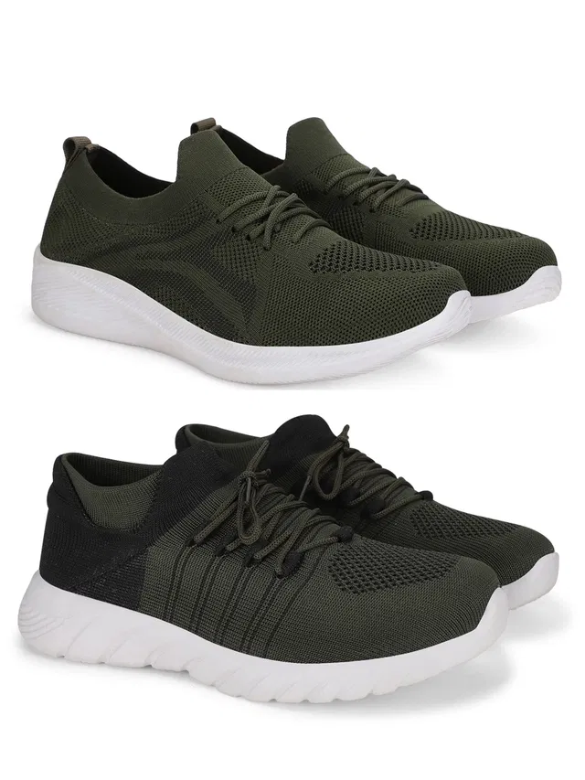 Casual Shoes for Men (Multicolor, 7) (Set of 2)