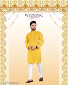 Mandarin Neck Kurta for Men 
