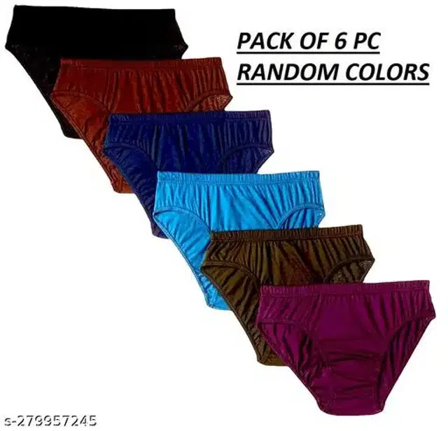 Cotton Briefs for Women (Assorted, XL) (Pack of 6)