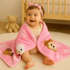 Brandon Baby Blanket Puppies Pink 100x75 cm