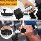 silicone Dumbbell Grip Pads, Black