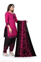 Cotton Printed Salwar Suit for Women 