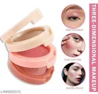 3 in 1 Blush Compact, Multicolor, Pack of 1