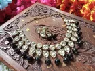 Shimmering Elegant Jewellery Set for Women & Girls, Black