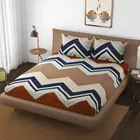 Microfiber Double Bedsheet with 2 Pillow Covers 