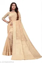 Cotton Zari Woven Saree for Women 