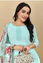 Embroidered Unstitched Suit for Women 