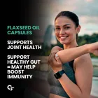 CARBAMIDE FORTE Flaxseed Oil Capsules 1250mg Cold Pressed with Omega 3 6 9 | Alsi Seeds Capsules 