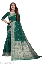 Cotton Zari Woven Saree for Women 