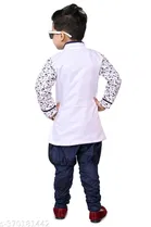 Cotton Blend Sherwani for Boys 