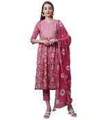 Cotton Printed Kurta Set for Women 