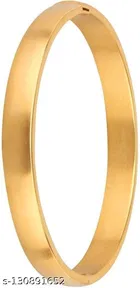 Gold Lock Kada Bracelet for Men